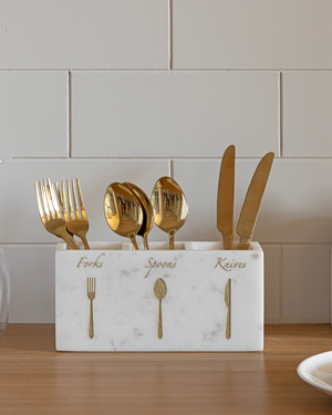 Marble Cutlery Holder (Choose Options)