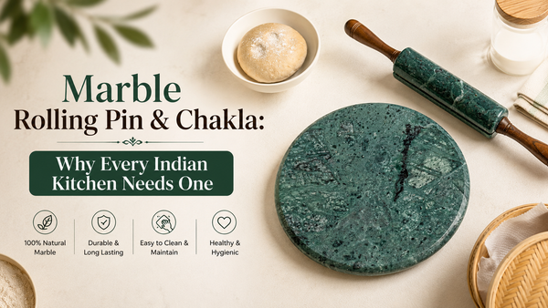 Marble Rolling Pin & Chakla: Why Every Indian Kitchen Needs One