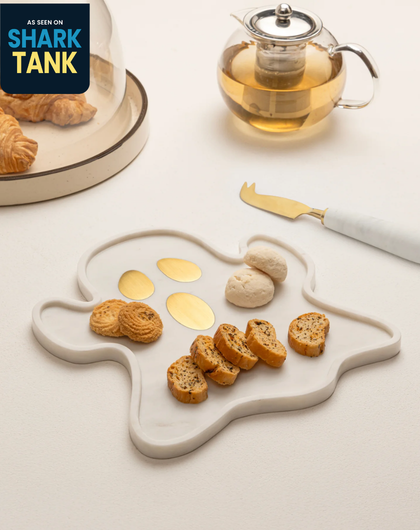 Marble Platter - Ghost