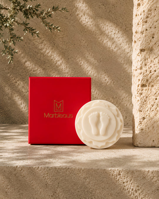 Marble Laxmi Footprint - Plain Gift Hampers