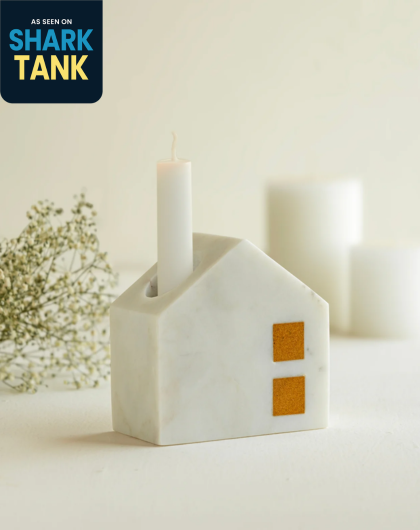 Marble House Pencil Candle Holder