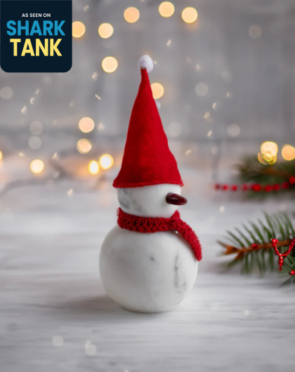 Marble Winter Snowman