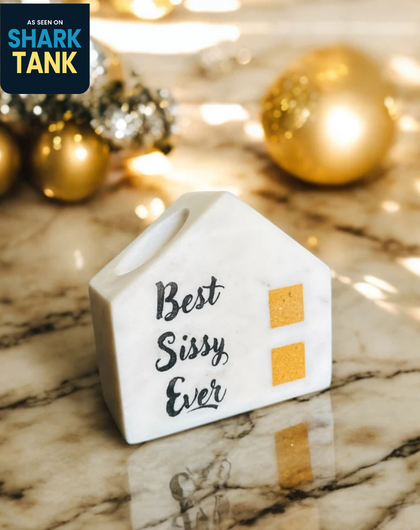 House Candle Holder ( Gift for Sister)