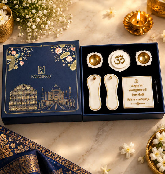 Grih Pravesh - Luxury Marble Gift Set