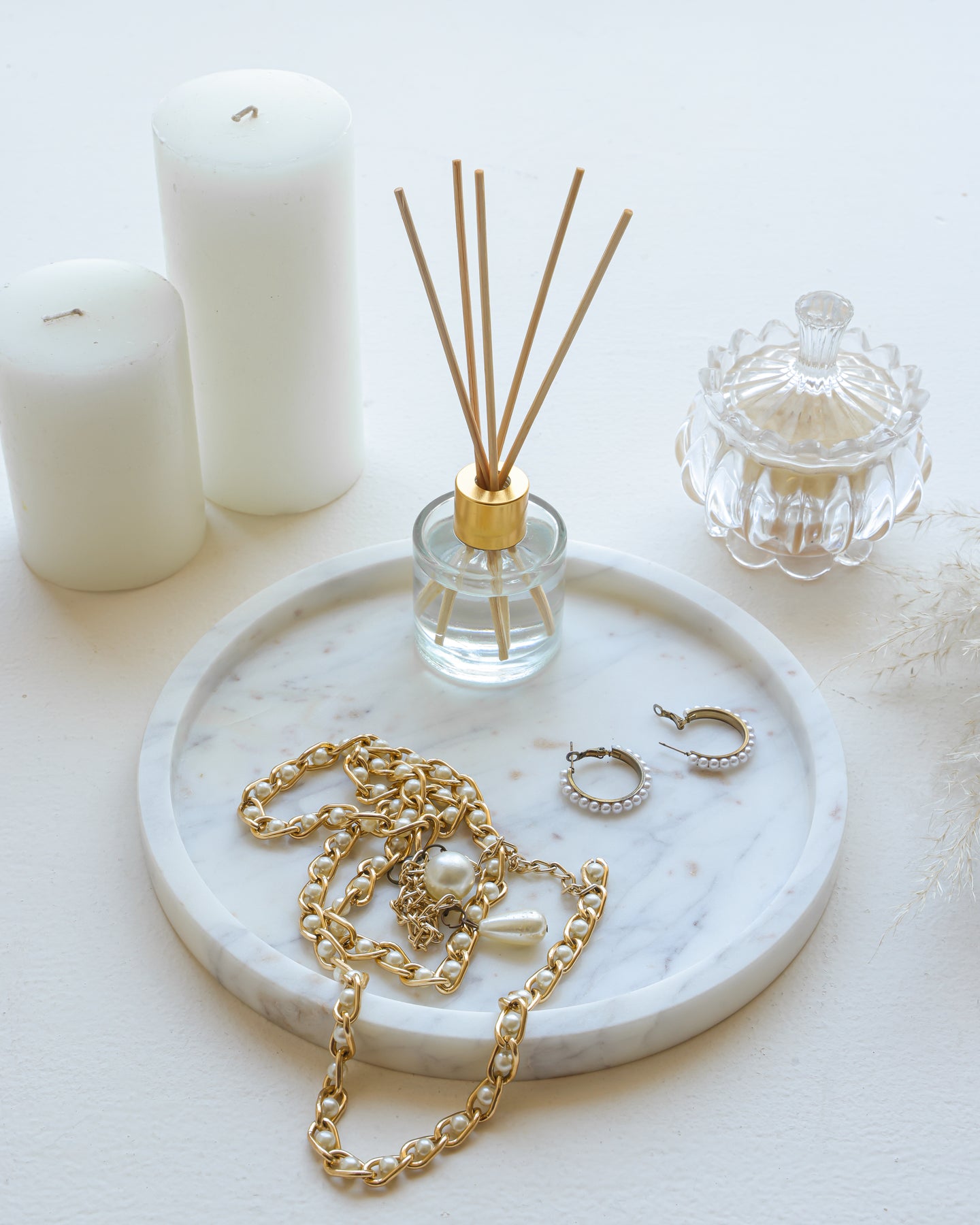 Marble Round Tray