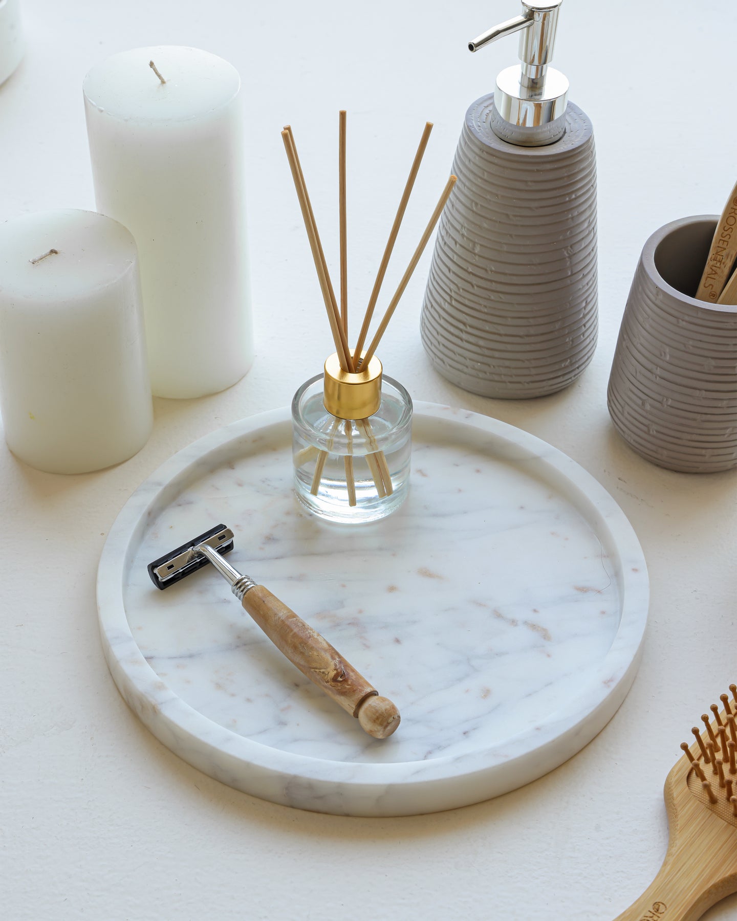 Marble Round Tray