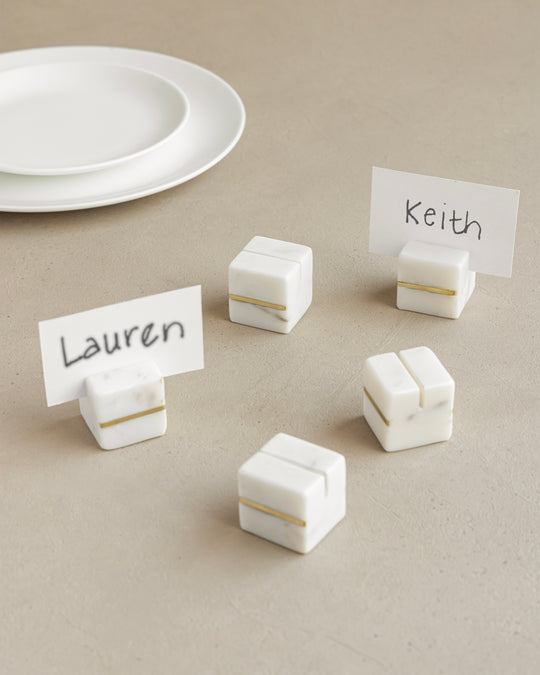 Marble Place Card Holders